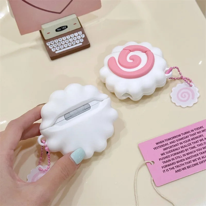 Cute 3D Japan Food Fish Cake Airpods Case