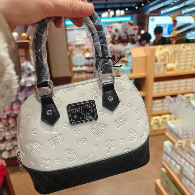 Black White Classic Handbag