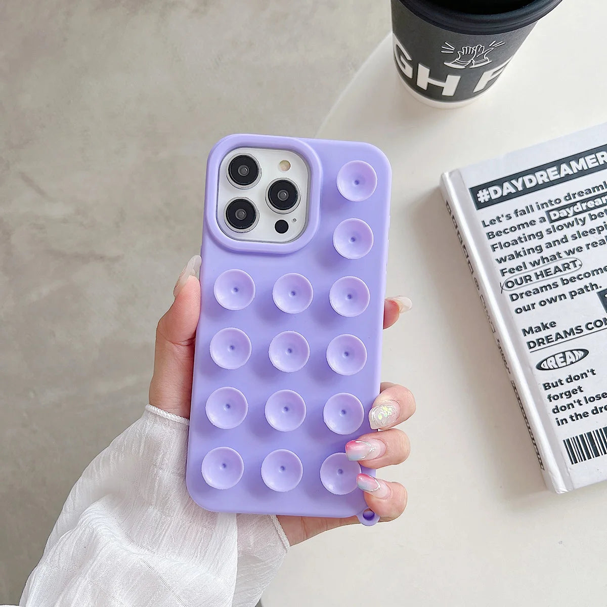 Suction Cup With Wrist Strap Shockproof Cover Phone Case