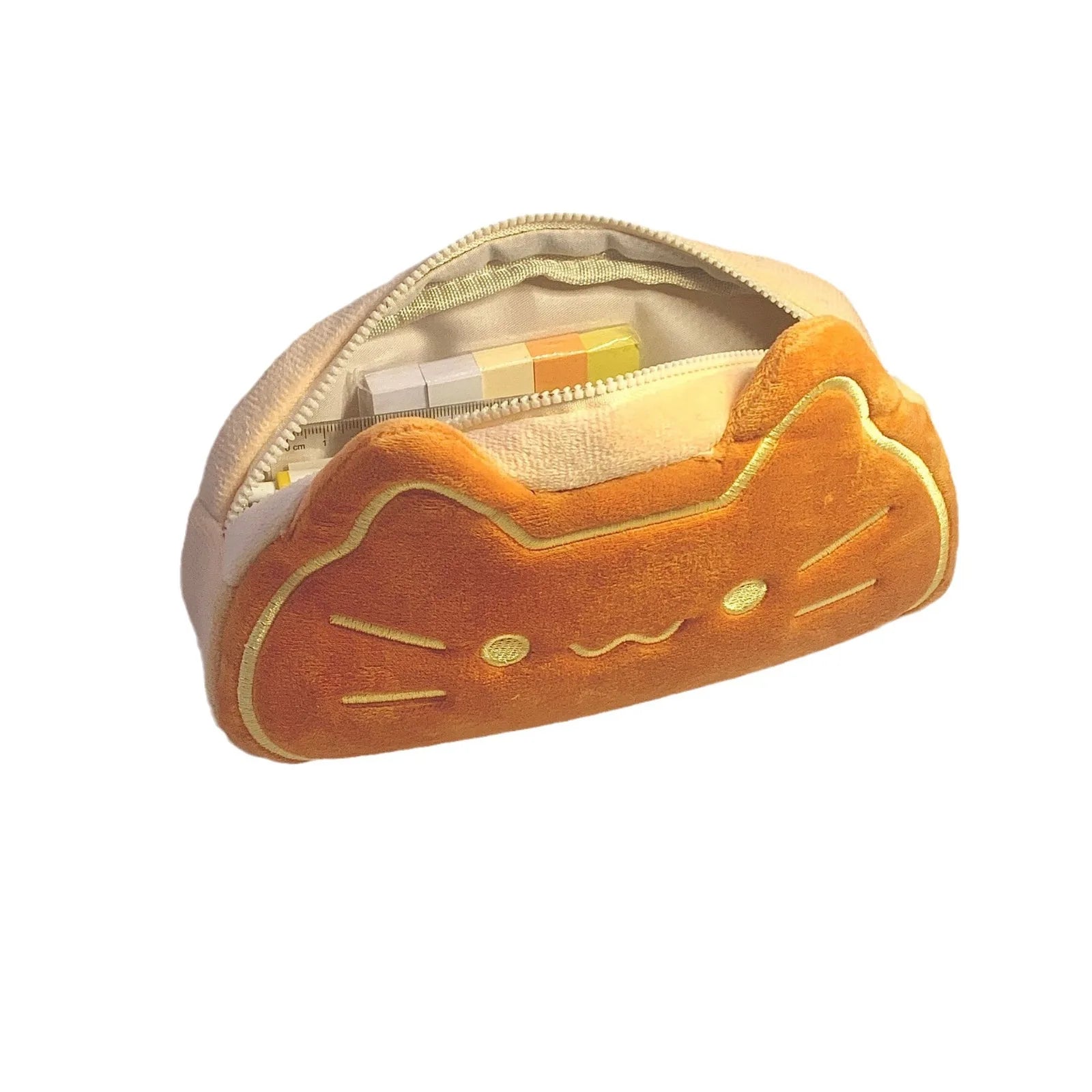 Cute Caramel Cat Plush Bag