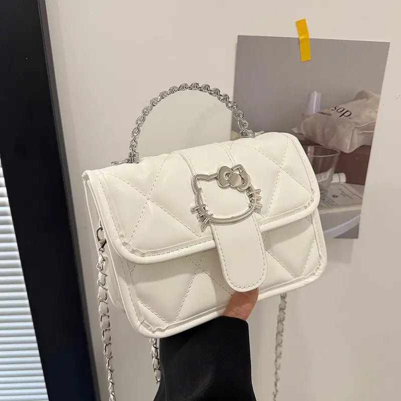 White & Black Crossbody Bag