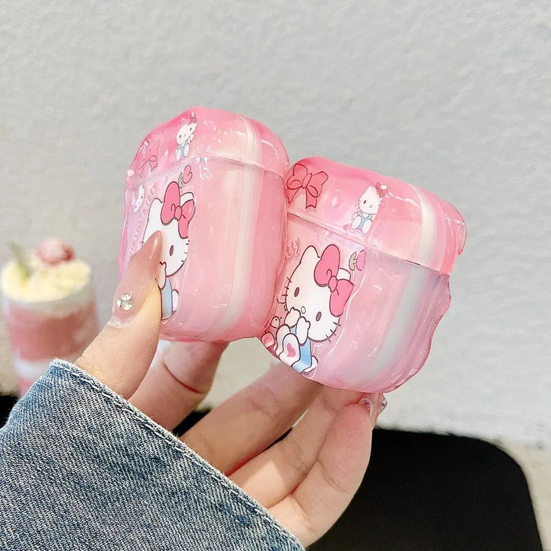 Pink Bow Kawaii Airpods Case