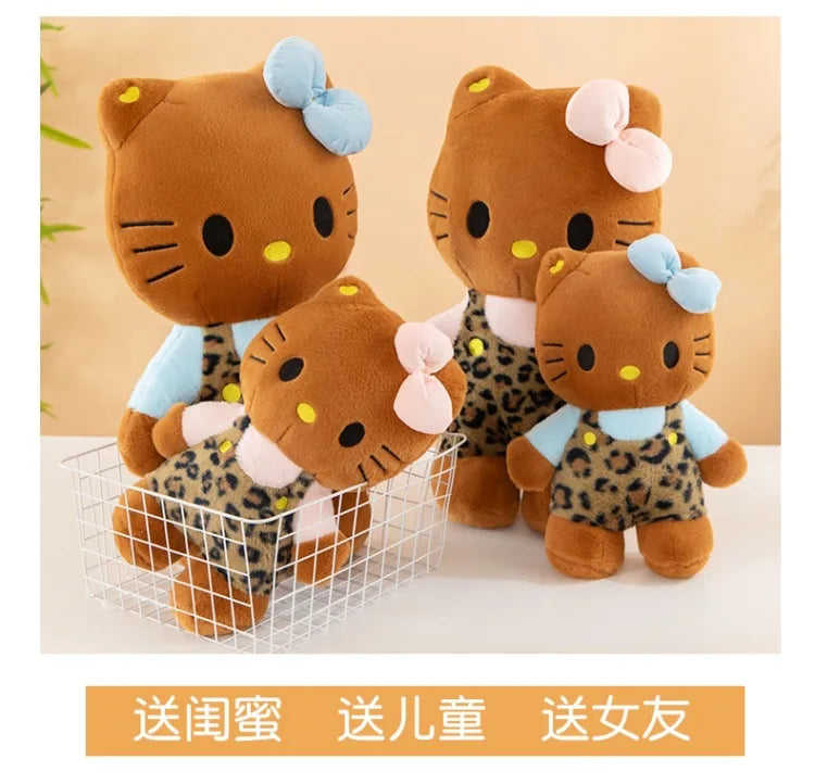 Leather Leopard Print Plushie