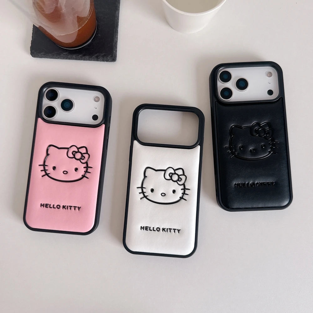 Kawaii 3D Cute Leather Phone Case