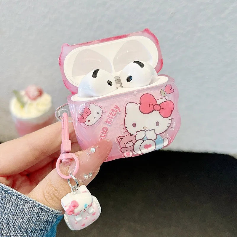 Pink Bow Kawaii Airpods Case