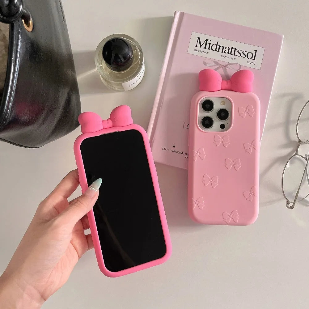 Bow Silicone Phone Case