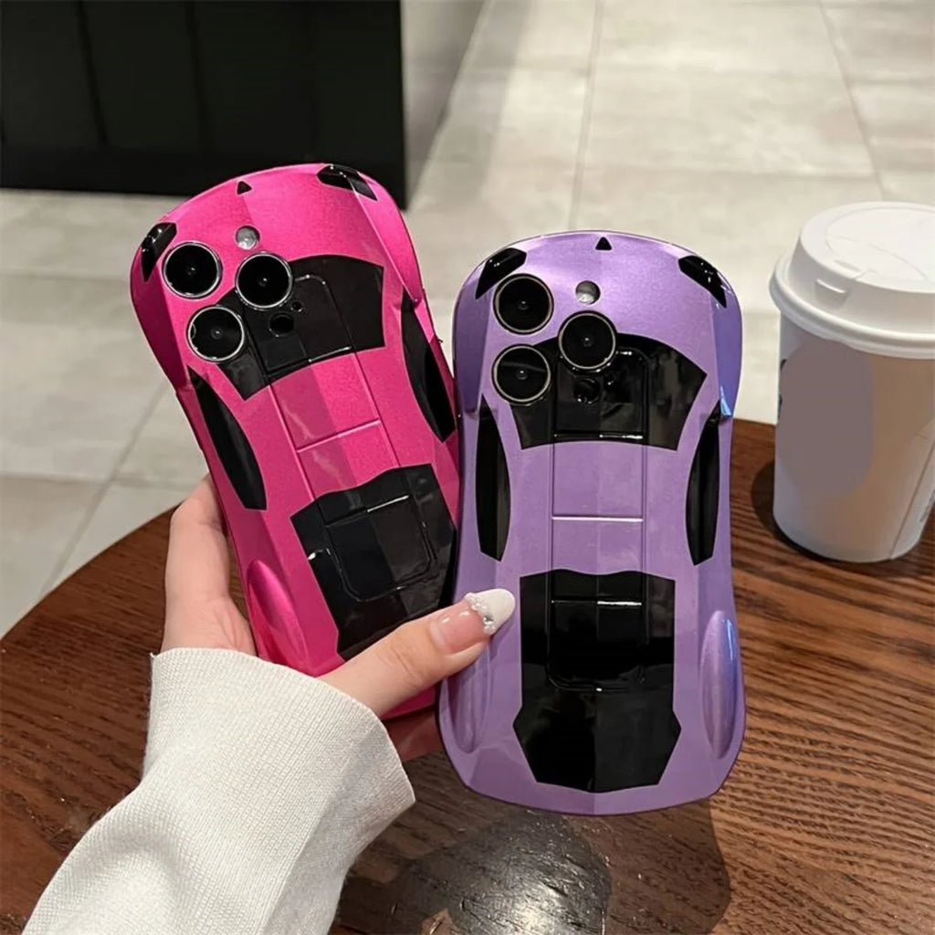 Stylish Luxury 3D Sports Car Silicone Soft Phone Case