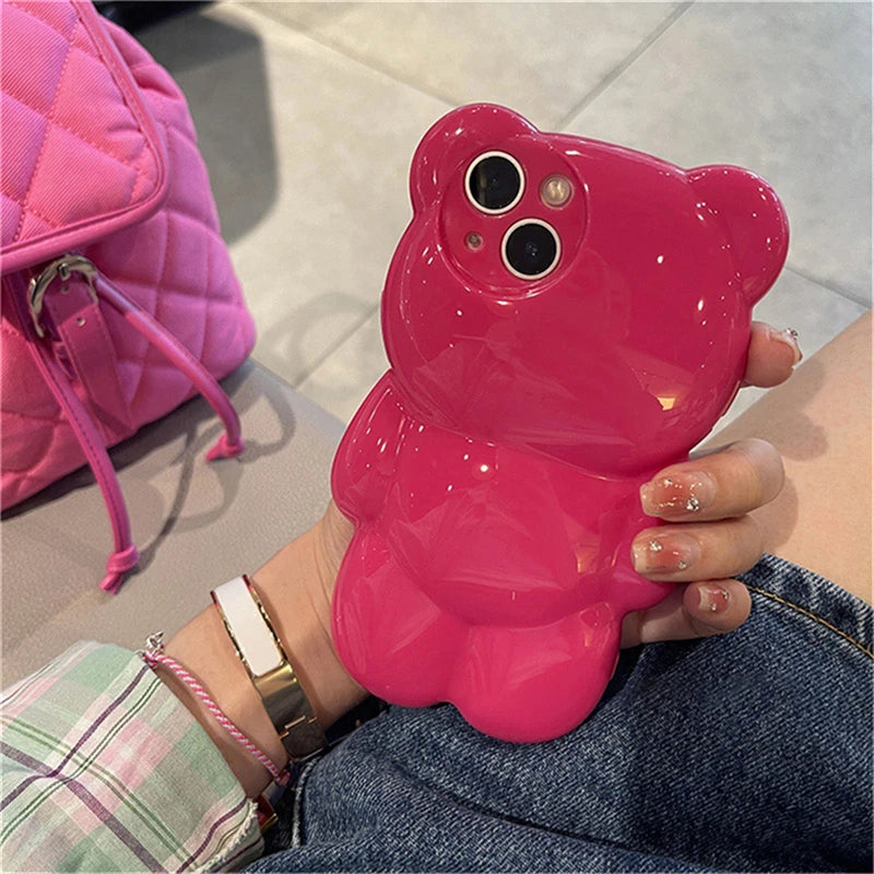 Pink Bear Phone Case