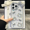 Silver Rhinestone Phone Case