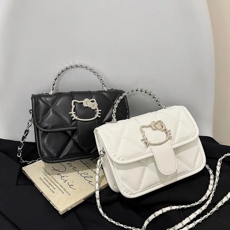 White & Black Crossbody Bag