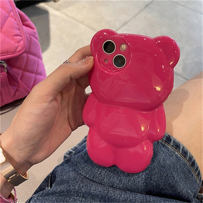 Pink Bear Phone Case