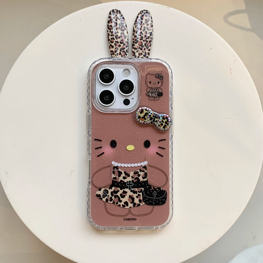 Super Cute Rabbit Ears Phone Case