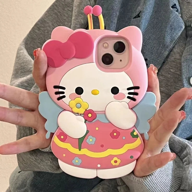 Butterfly Fairy Kitty Soft Silicone Phone Case