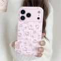Cute Pink 3D Leather Phone Case
