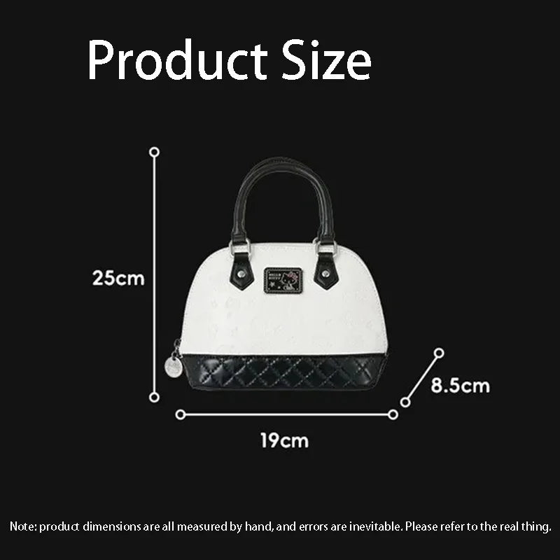 Black White Classic Handbag
