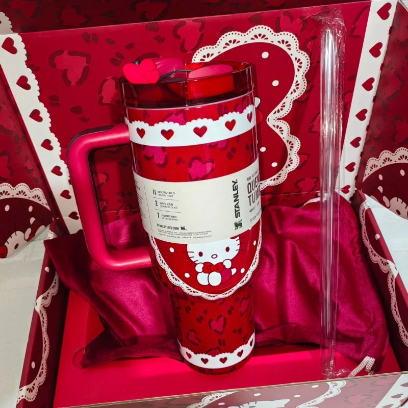 Kawaii Cup 40oz Quencher Tumbler With Handle