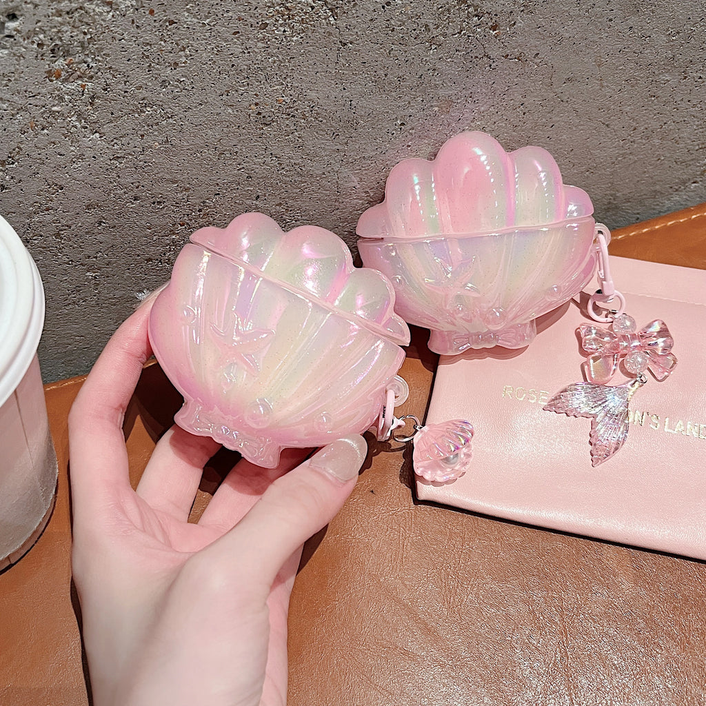 Seashell Clam Airpods Case