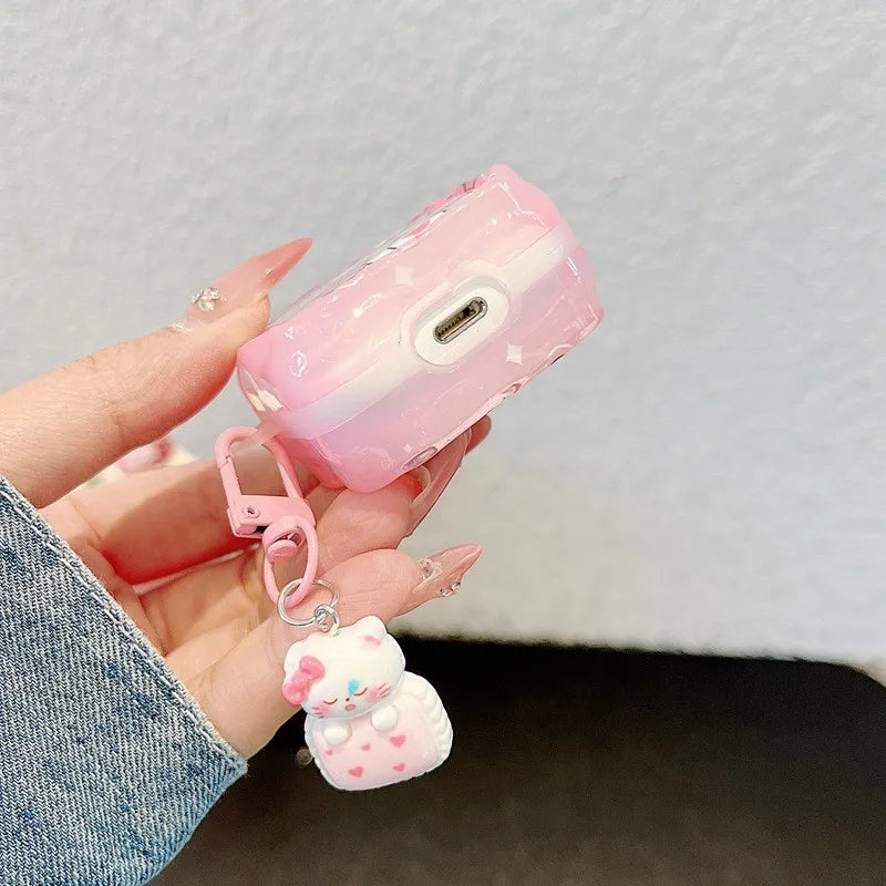 Pink Bow Kawaii Airpods Case