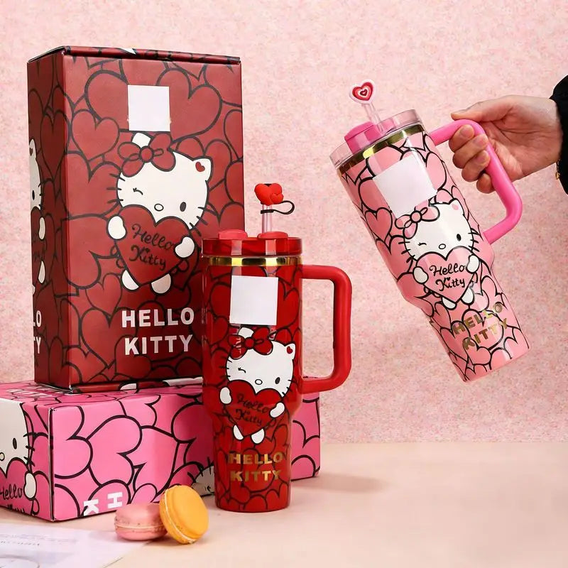 Kawaii Heart Water Bottle