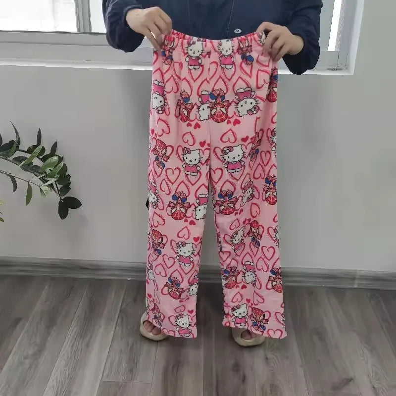 Plush Kawaii Pajama Pants