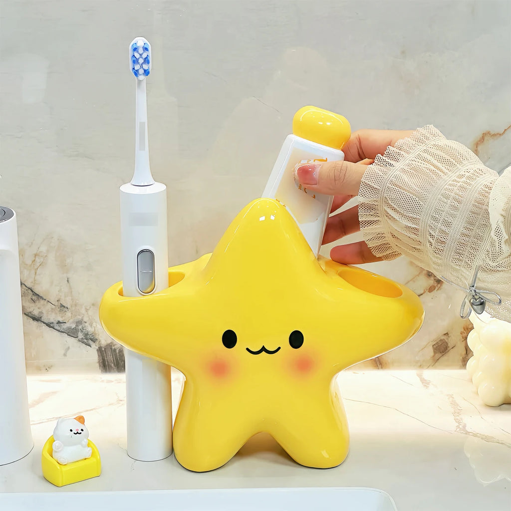 Cute Star Shaped Toothbrush Holder