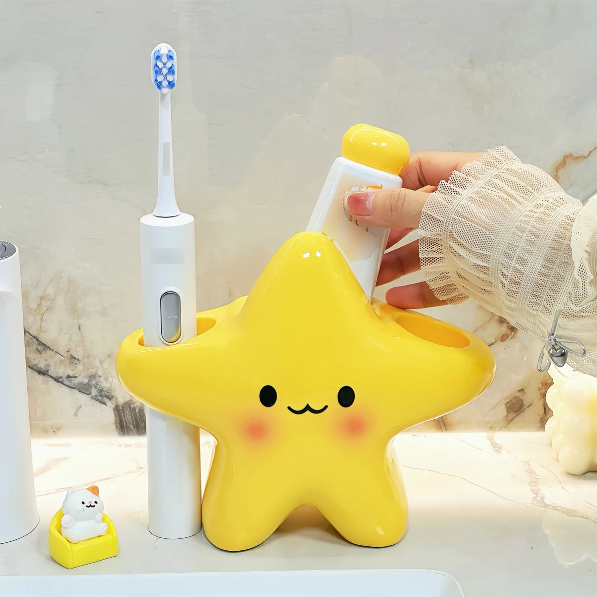 Cute Star Shaped Toothbrush Holder