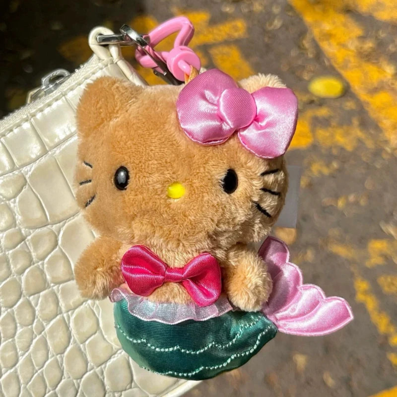 Mermaid Plush Keychain Pendant