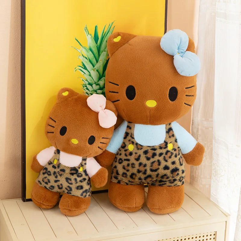 Leather Leopard Print Plushie