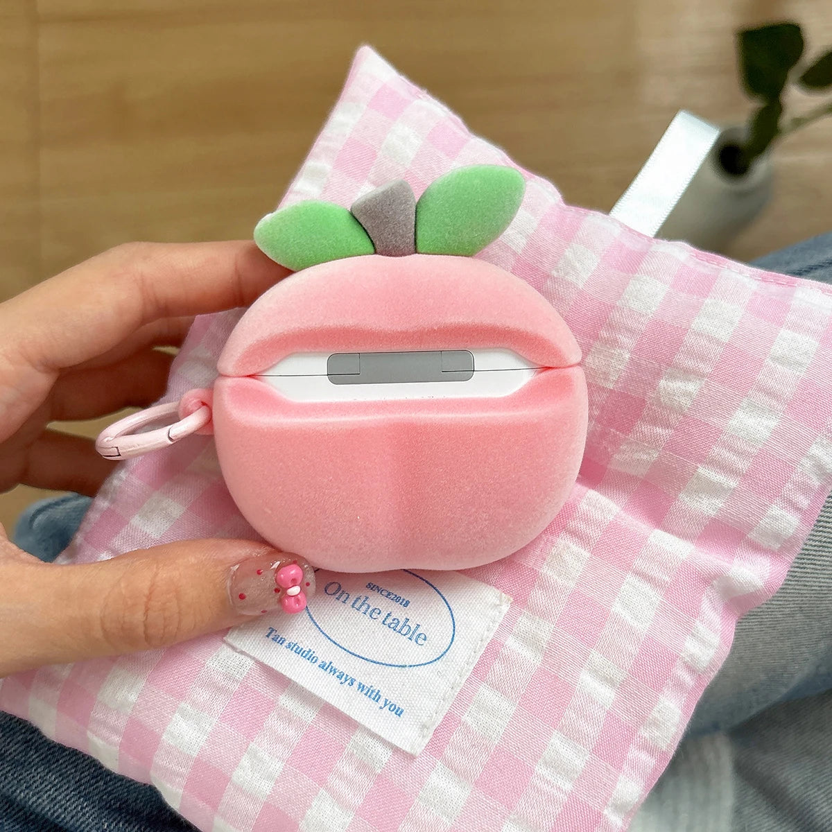 Peach Airpods Case