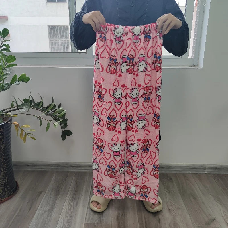 Plush Kawaii Pajama Pants