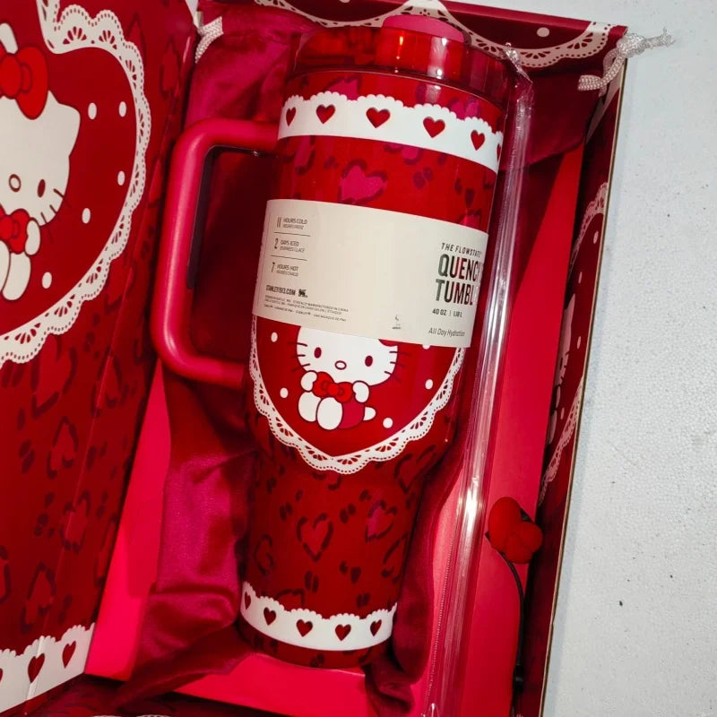 Kawaii Cup 40oz Quencher Tumbler With Handle