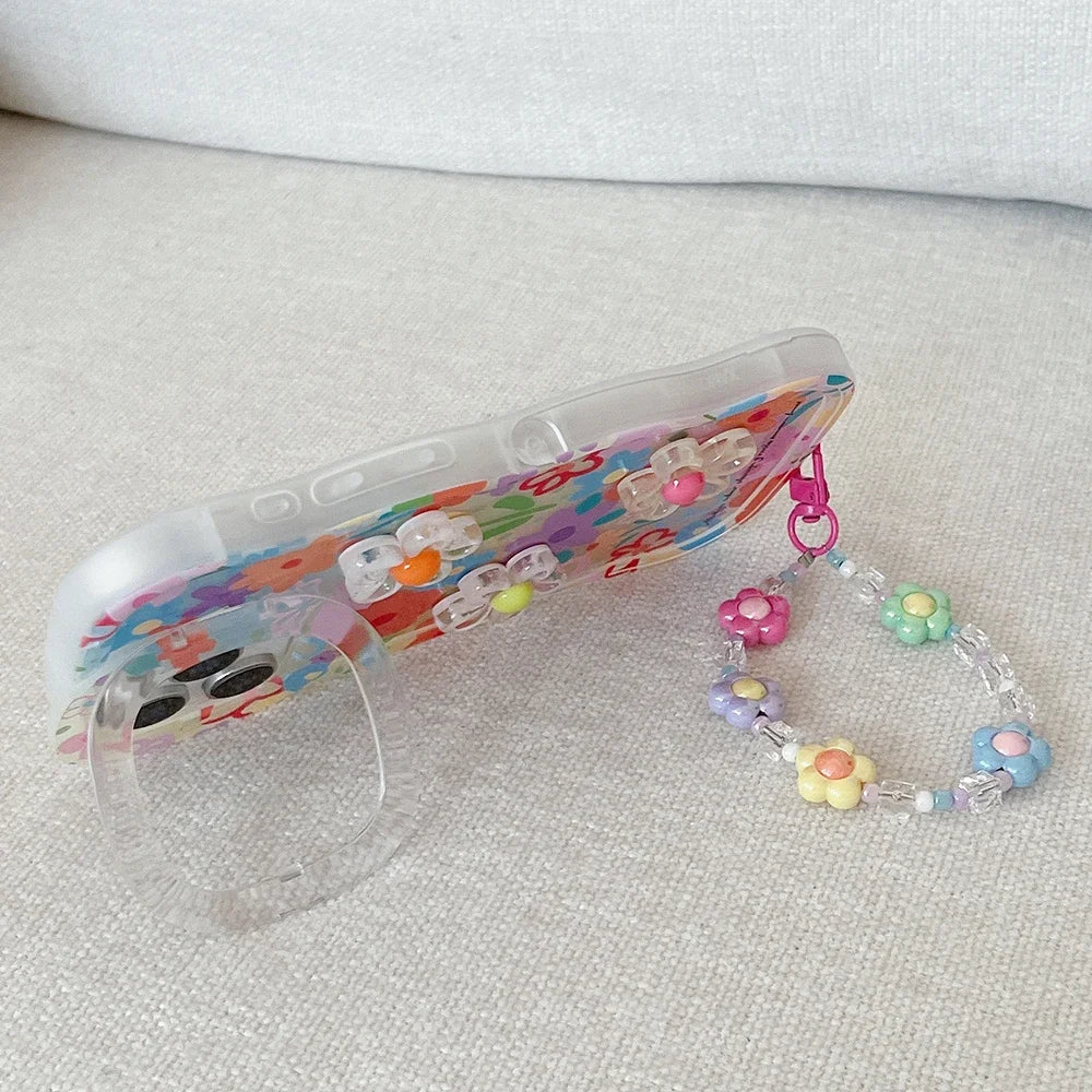 Bead Bracelet Chain Phone Case