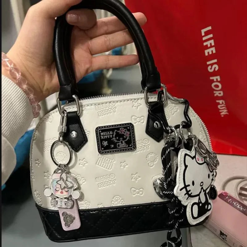 Black White Classic Handbag