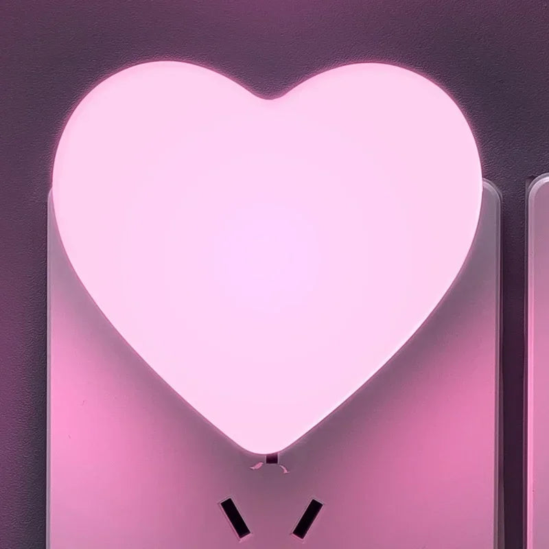 Heart LED Lamp Energy Saving Plug Night Light
