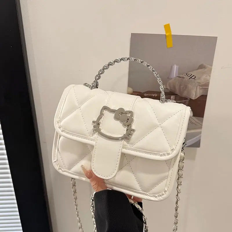 White & Black Crossbody Bag