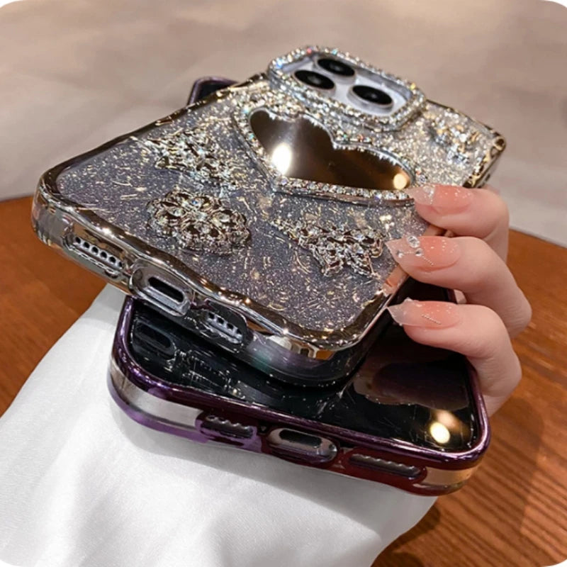 Heart Love Mirror Phone Case