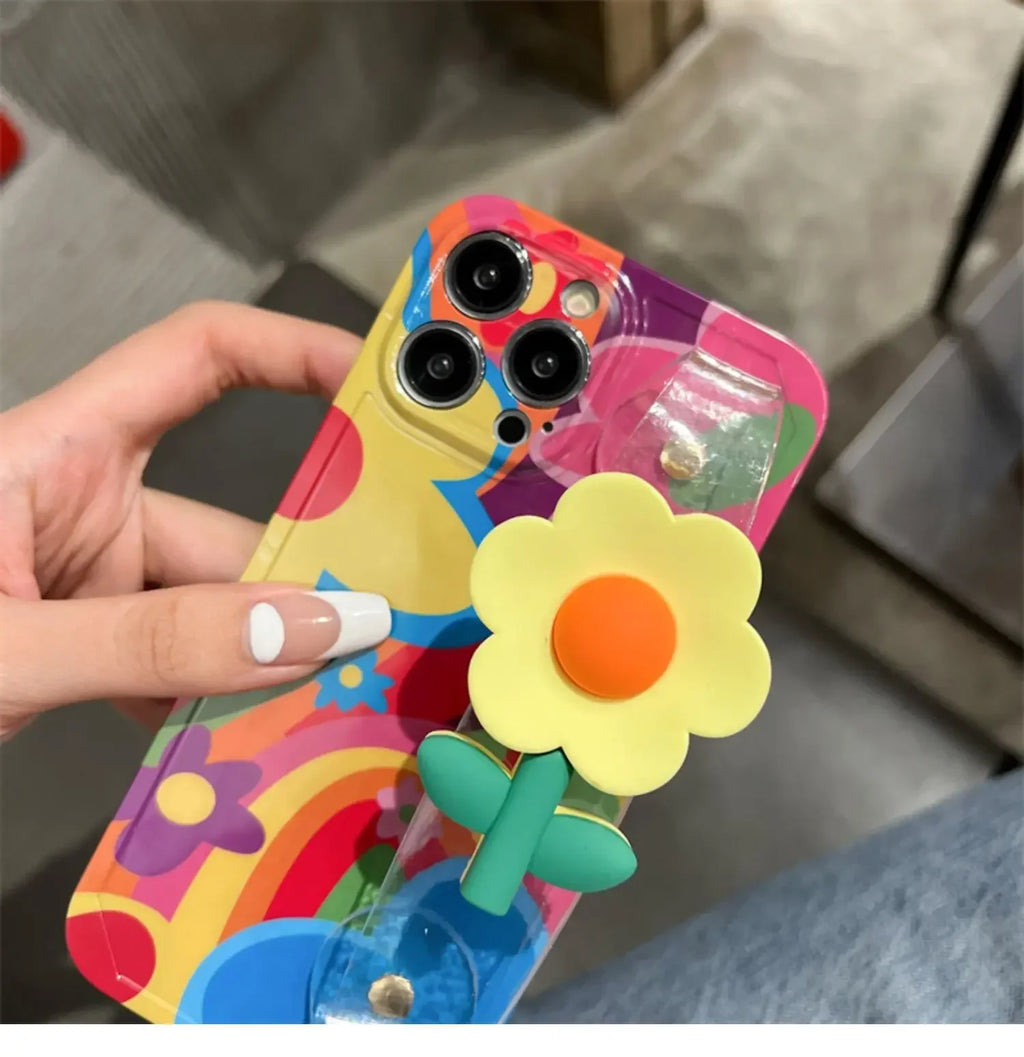 Fashion Flower Silicone Phone Case