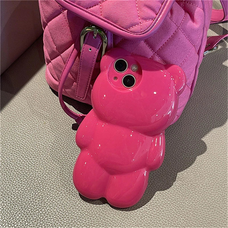Pink Bear Phone Case