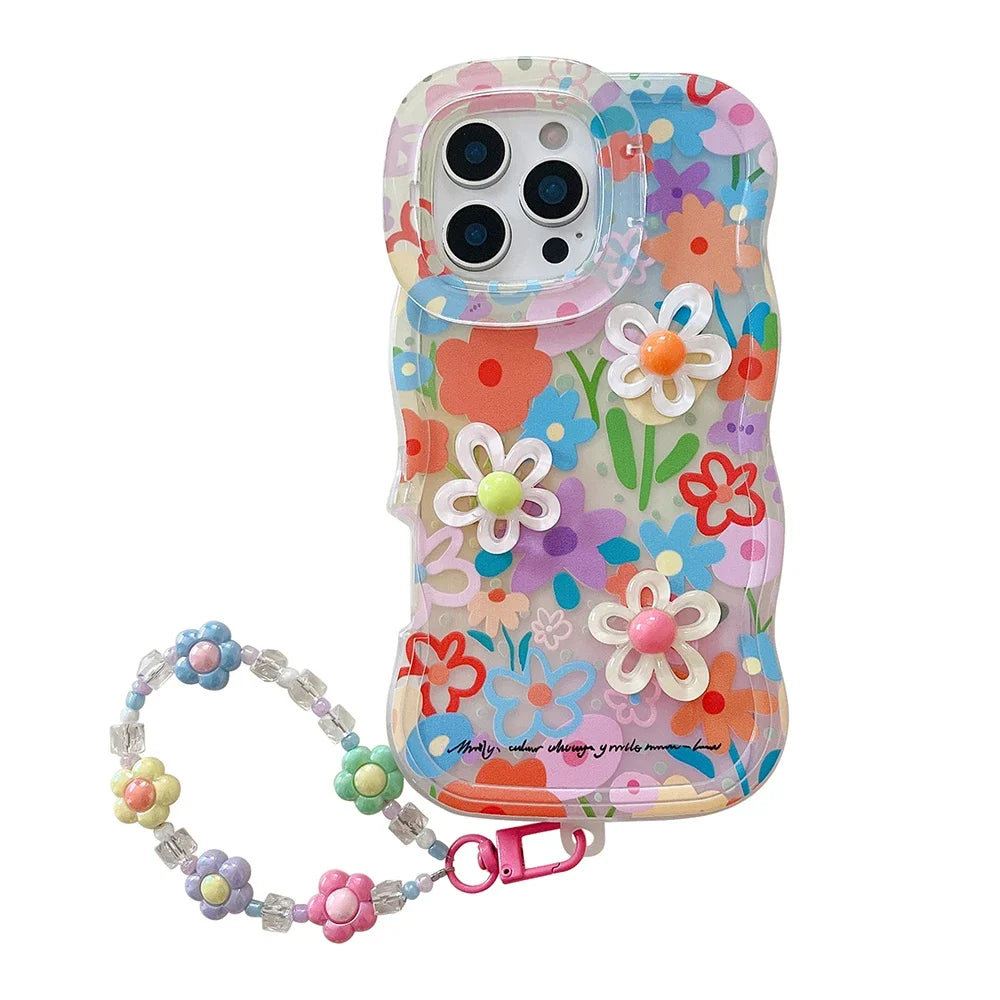 Bead Bracelet Chain Phone Case