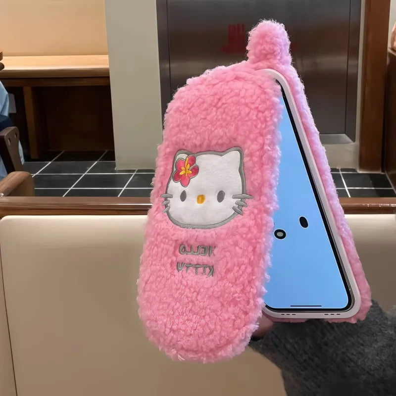 Fluffy Fuzzy Flip Phone Case