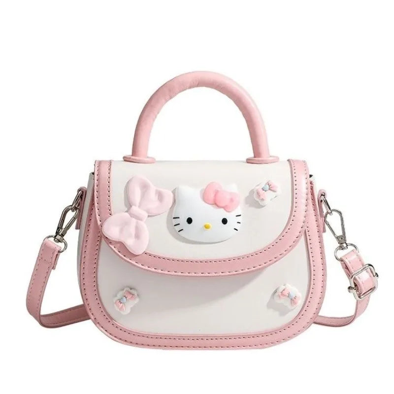 Cute Mini Handbag Pink White Kawaii Crossbody Bag
