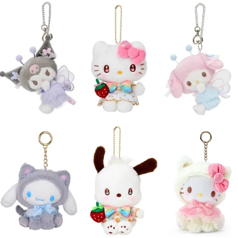 Kawaii Plush Keychain Pendants
