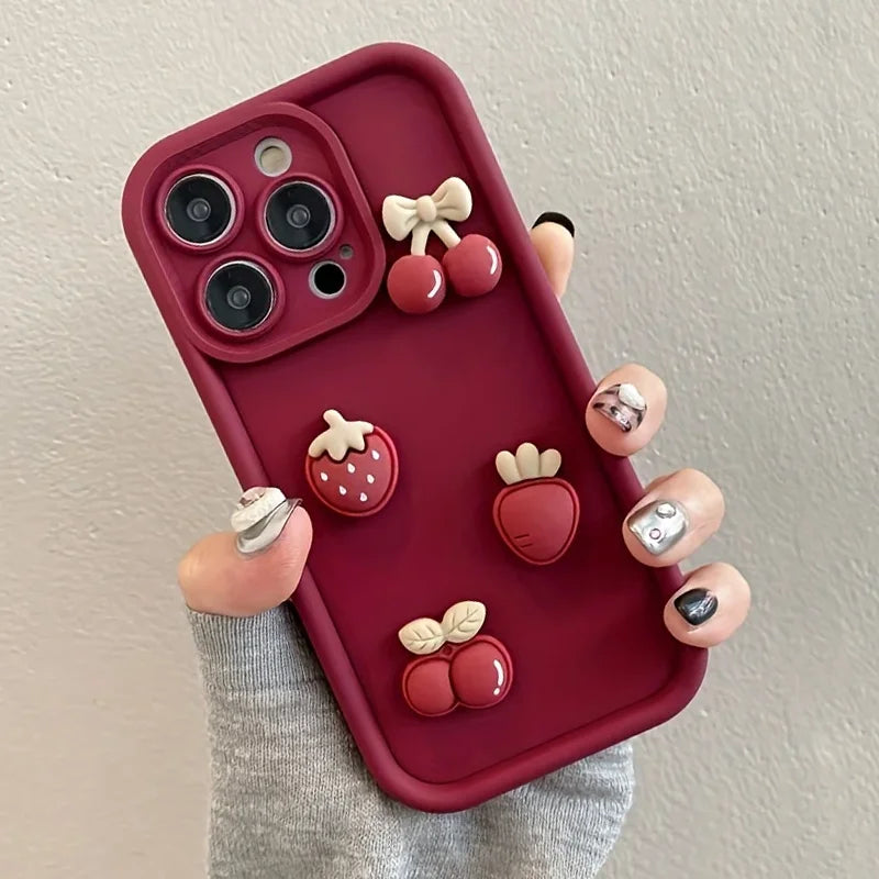 Strawberry Cherry Phone Case