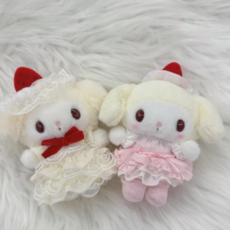 Strawberry Cake Sweetheart Plush Doll Pendant