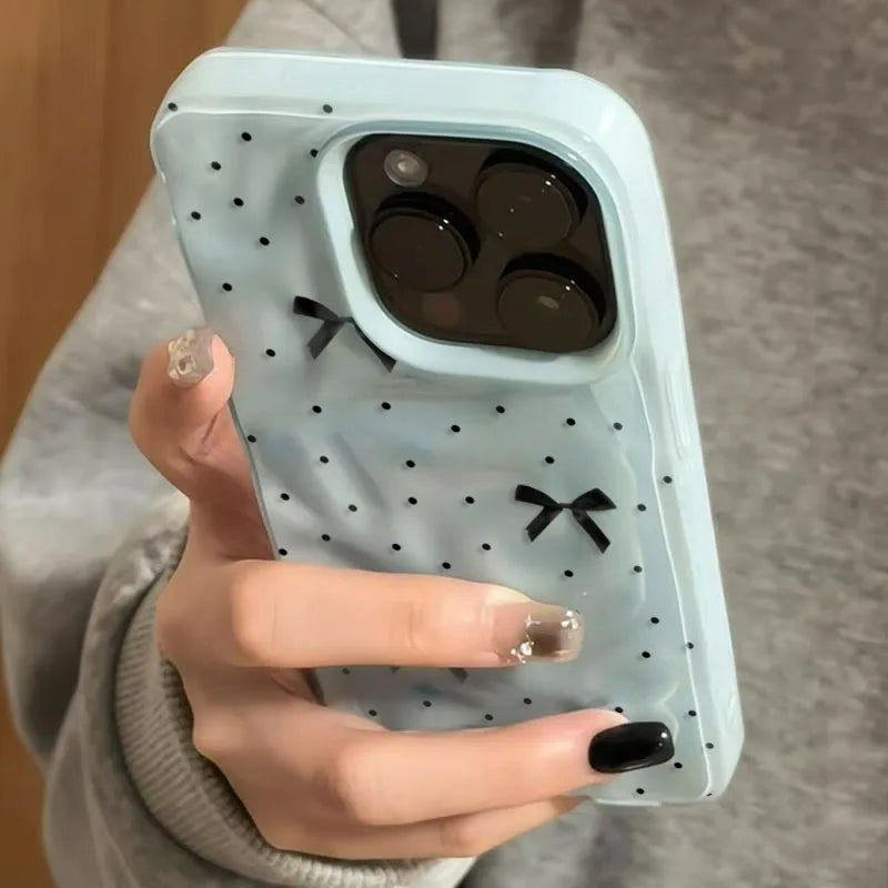 Black Bow Coquette Phone Case
