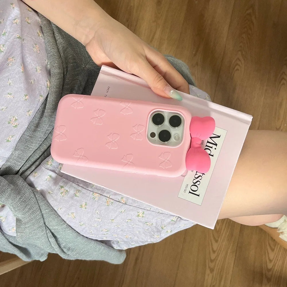 Bow Silicone Phone Case
