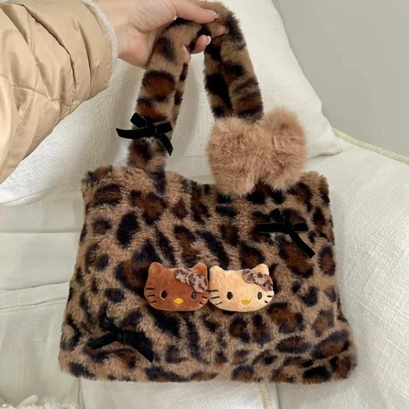Leopard Print Y2K Bag