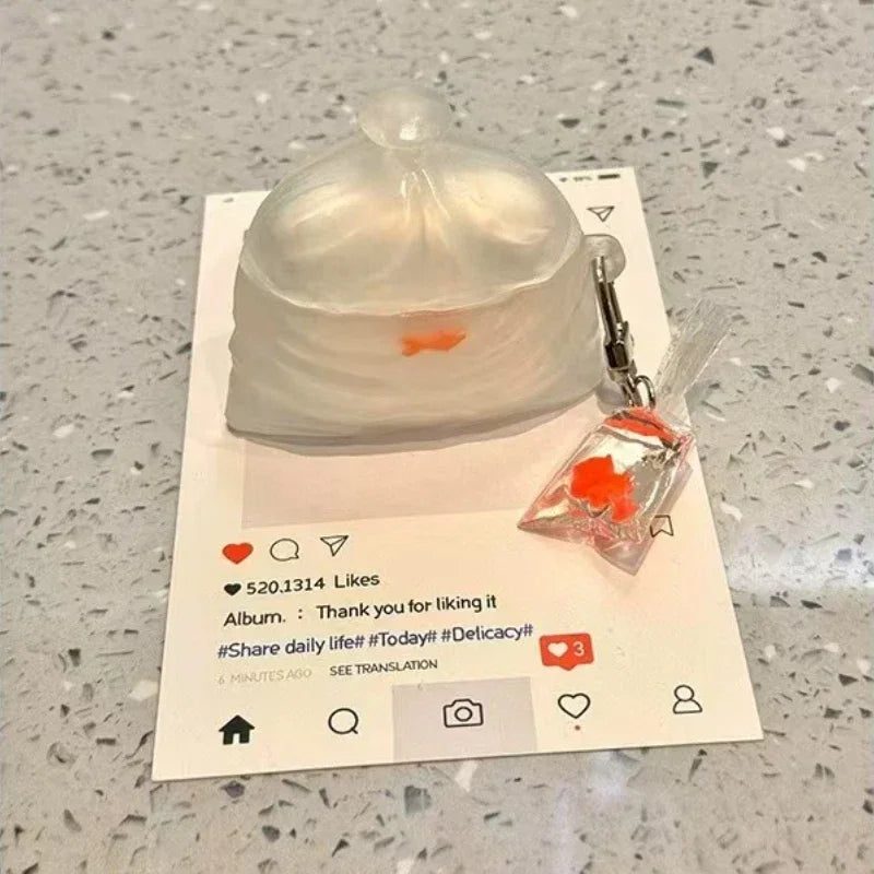 Fish Bag Airpods Case
