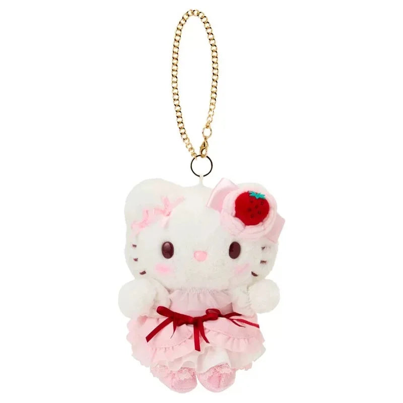 Strawberry Cake Sweetheart Plush Doll Pendant