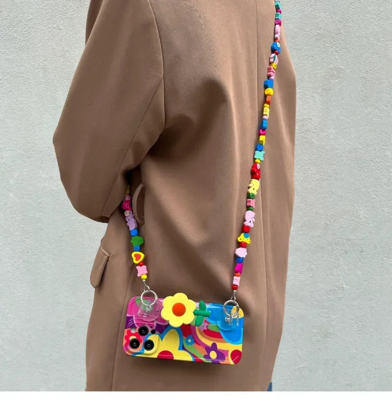 Fashion Flower Silicone Phone Case